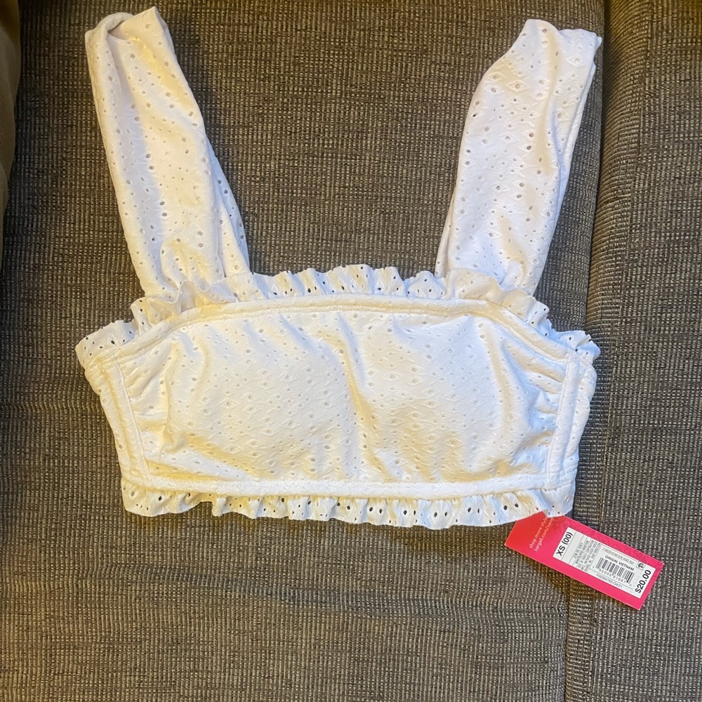 White bathing suit top target brand